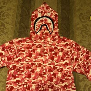 Pink BAPE Hoodie